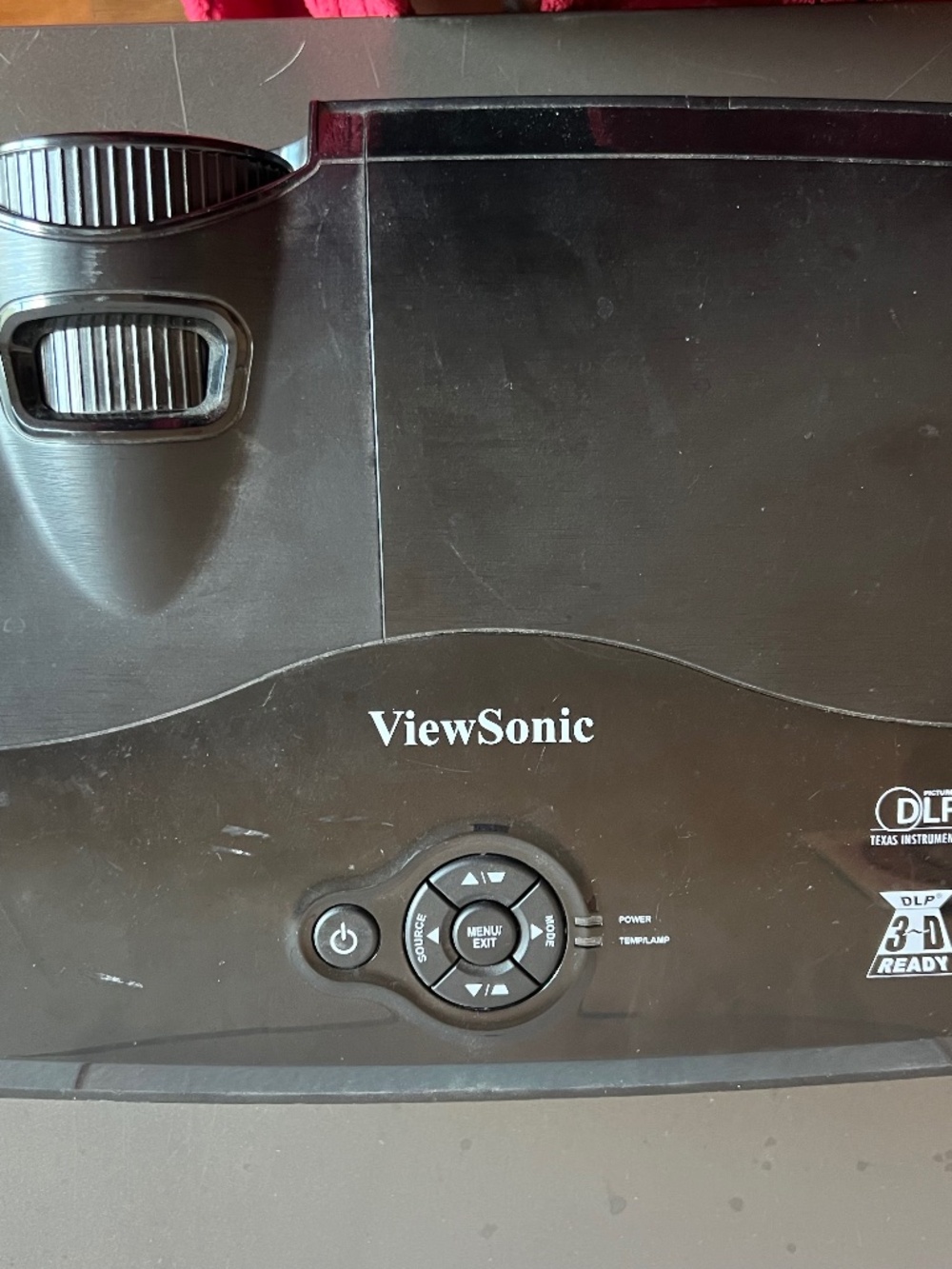 ViewSonic PJD5123 DLP Projector 3D Ready Home Theater Multimedia TESTED